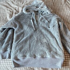 Aerie Plush Light Gray Women's Quarterzip